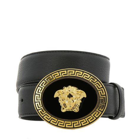 versace mens belt cheap